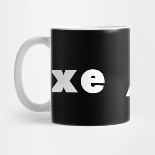 xe / xir - dark Mug